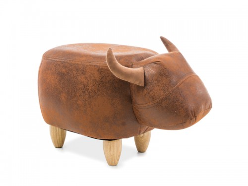 Пуф Karolina krówka Signal коричневий